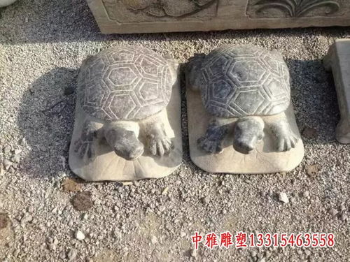招財(cái)烏龜石雕 襄陽烏龜石材雕塑制作廠，專業(yè)定制，寓意深遠(yuǎn)